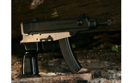 Czech Small Arms vz.61 Satin Nickel Semi-Automatic Pistol 4.53" 1/2x28 Threaded Barrel .32 ACP - W/ (2) 20rd Mags - VZ61-102T