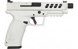 Tisas PX9 G3 Special Edition Space White Semi-Auto 9mm Pistol, 5.1" Threaded Bbl, 20 Rd & 18 Rd Mag, Tactical Flat Trigger - PX-9TCSF