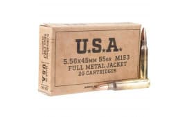 Winchester U.S.A. Lake City 5.56 Nato Caliber, M193 Ammunition, 55gr FMJ, Brass Cased, Boxer Primed, Fully Reloadable, 1000 Round Case, SGM193KW  ( Rebate Available - See Description) 