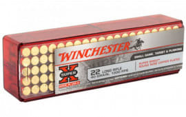 Winchester Ammo X22LRSS1 Super-X, High Velocity, .22 Long Rifle 40 GR Round Nose - 100 Rounds Per Plastic Tray -  2000 Round Case