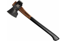 Woox BU.AXE003.2 FORTE-X  4.25" Blade Carbon Steel Blade Black w/Wood WOOX Logo American Hickory Handle 28" Long