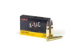 PMC X-Tac 7.62X51 NATO Full Metal Jacket Boat Tail 147 GR - 500 Round case -  Brass Cased, Boxer Primed, Re-loadable - PMC762X