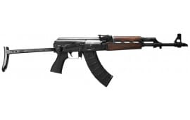 Zastava Arms M70 ZPAP Underfolder Semi-Auto 7.62x39mm AK-47 Rifle, 16.3" Barrel, 1.5mm Receiver, Bulged Trunnion, 30+1, Walnut Handguard - ZR7762UF   