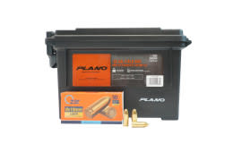 ZSR - 9x19 (9mm Luger) FMJ Ammunition,115 Grain, Brass Case, Boxer Primed, Non-Corrosive, Reloadable, 600 Rounds In A Reusable Ammo Can - ZSR-600-CAN