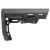 TacFire Operator Stock, 6-Position with Recoil Pad, QD Attachments, Mil-Spec, Black - MAR156-O