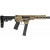 CMMG 10A570FCT Banshee MK10 30+1 8" Black Nitride Medium Taper Threaded Barrel, EML 7" M-LOK Handguards, Coyote Tan Cerakote Aluminum Picatinny Rail Receiver, CMMG Zeroed Grips