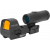 Holosun HE510C-GR/HM3X Combo Open Reflex Green Multi-Reticle 1x Red Dot & 3x Magnifier with QD Mount