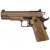 Tisas 1911 Duty DS FDE, Double Stack 1911 Pistol, 9mm Luger, 5" Barrel, 18rd Magazine, Single Action, Optics-Ready, FDE - 12500904