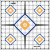 Allen EZ Aim Sight-In Grid Paper Target, 12" x 12", 12-Pack, Orange/White