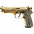 EAA Girsan Regard MC Deluxe, Semi Automatic Pistol, 9mm, 18rd Magazine, Ambidextrous Safety, Decocker, Accessory Rail, Gold - 390088 