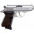 Walther Arms PPK/S Semi-Automatic .380 ACP 7rd Pistol - Stainless Steel with Walnut Grips - 4796004WG