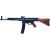 Blue Line Global G4440011 Mauser STG44 .22LR 16.5" 25-SH Natural Wood Stock Black