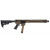Brigade Manufacturing BRF-15 Rifle Forged Receiver 9mm, 1-33rd magazine 16" Barrel Midnight Burnt Bronze Adjustable Stock 15" Rail Mini Can - A0911663