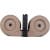 Gen II AR-15 / M16 100 Round Dual Drum Magazine .223/5.56 With Reinforced Feed Lips in Desert Tan
