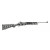 Ruger Mini-14 Ranch Rifle, Semi-Auto, 5.56 NATO, 18.5" Barrel, 5rd magazine, Black/Gray Chevron Laminated Stock, Stainless Steel - 5890
