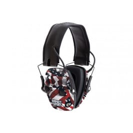 Howard Leight R02530 Impact Sport Electronic Muff 22 dB Over the Head Classic One Nation for Adults 1 Pair Honor Collection