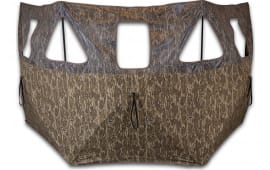 Primos 65165 Double Bull 3-Panel Stakeout Ground Mossy Oak Original BottomLand 50" x 122" 50" High