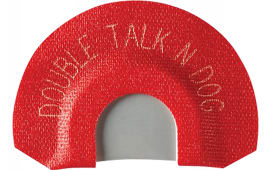 Johnny Stewart Wildlife Calls JSDiamondback9 Double Talk'n Dog Diaphragm Call Double Reed Coyote Sounds Red