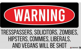 TekMat TEK42TRESPASSERS Trespassers Will Be Shot Door/Work Mat