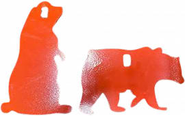 Champion Targets 44924C Impact Steel Animal Targets 4 Pack