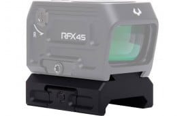 Viridian RFX45 Low Mounting Adapter Red Dot Sight Mount, 6061 Aluminum, Hard Coat Anodized, Black.