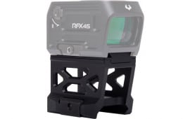 Viridian RFX45 High Picatinny Adapter Mount for 1/3 Lower Co-Witness, Black, 6061 Aluminum, for RFX45 Sight.