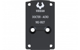 Viridian RFX45 Docter Mounting Adapter, Red Dot Sight Mount, 6061 Aluminum, Black Anodized.