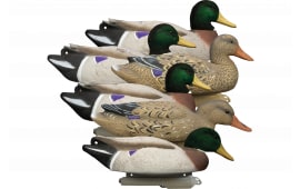Higdon Outdoors 16034 Battleship Oversized Mallards Species Multi Color Foam Filled Features Flocked Heads 6 Pack