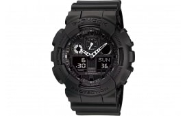 G-shock/vlc Distribution GA1001A1 G-Shock Tactical XL 52mm Keep Time Black Features Stopwatch/Speedometer