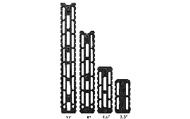 Seekins Precision 0010560093 Arca Black Anodized Aluminum 3.30" Long M-LOK Mount