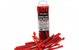 KleenBore UT221RED20PK Double End Brush Utility Brush Red Nylon 20 Pack