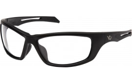 Pyramex Howitzer Safety Glasses Eye Protection, Clear Anti-Fog Lens, Black Frame, High Velocity Impact Rated