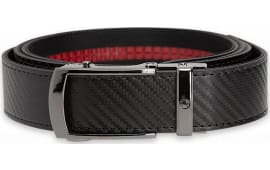 Team Nexbelt Operating PCS5772 EDC Black Leather 1.375" Wide Buckle Closure