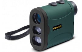 Konus EVO-1200 7317 6x25 Laser Rangefinder, 6x Magnification, Green, Hunt/Golf Mode