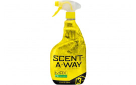 Hunters Specialties Scent-A-Way Max Fresh Earth Scent Elimination Spray 32oz, Activated Odor Scrubbers.