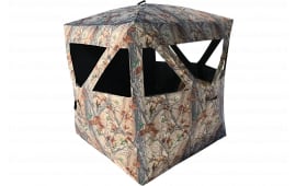 Muddy Ground Blind 250 Three-Person Veil Camo, 75"x75" Footprint, 67" Standing Height.