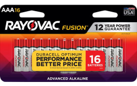 Rayovac 82416T02 AAA High Enregy Alkaline Batteries Silver/Blue 1.5 Volts 1,123 mAh (16) Single Pack