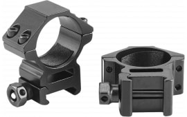 Riton Optics X34M 34mm Medium Scope Rings, Matte Black, 6061-T6 Aluminum, Picatinny/Weaver Mounts.