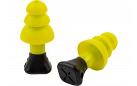 Allen ULTRX Silicone Ear Plugs Hearing Protection Yellow 5-Pair Pack, NRR 26dB, Ergonomic Reusable Design