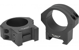 Warne HyperLite 30mm High Scope Rings, Matte Black, MagnaFusion Alloy, 2.79 oz, Picatinny/Weaver Compatible.