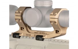 Reptilia LLC 100240 AUS Optic Mount Black 7075-T6 Aluminum 34mm Tube Mil-Spec 1913 Picatinny Rail Mount