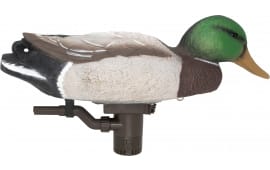 Higdon Outdoors Battleship Swimmer PRO Mallard Drake Decoy, Oversized Foam-Filled Body, 7-Hour Runtime.