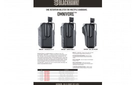 Blackhawk 4190RADB Omnivore Rail Attachment Black Polymer