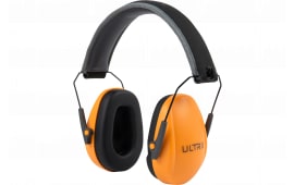 Allen ULTRX Slim Profile Passive Hearing Protection Youth Orange, 23 dB NRR, Over-the-Head Design.
