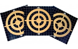 Pro-Shot THSI123PK Hanging Paper Target 12"x12" Black/Orange 3 Pack, Paper, Hanging Mount