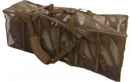 Drake Waterfowl DA370012D Decoy Bag Floater 12-Slot Duck Brown Vinyl-Coated Mesh.