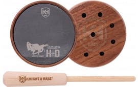 Knight & Hale KHT0202 HD Slate Pot Call Turkey Sounds Walnut/Hickory
