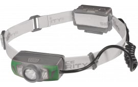Police Security Twin Power Headlamp, Lights, 550 Lumens, Dual Power (Rechargeable & AAA), 150m Beam Distance