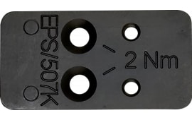 Heckler & Koch Mounting Plate for HK VP9 OR to Holosun 407K/507K/EPS, Black, Aluminum Alloy