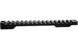 Weatherby P00252705 Picatinny Rail Black Hardcoat Anodized Alloy Fits Weatherby Mark V Magnum 9-Lug Action